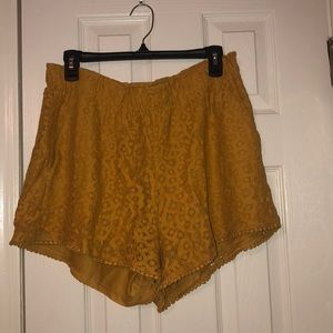 Gold shorts